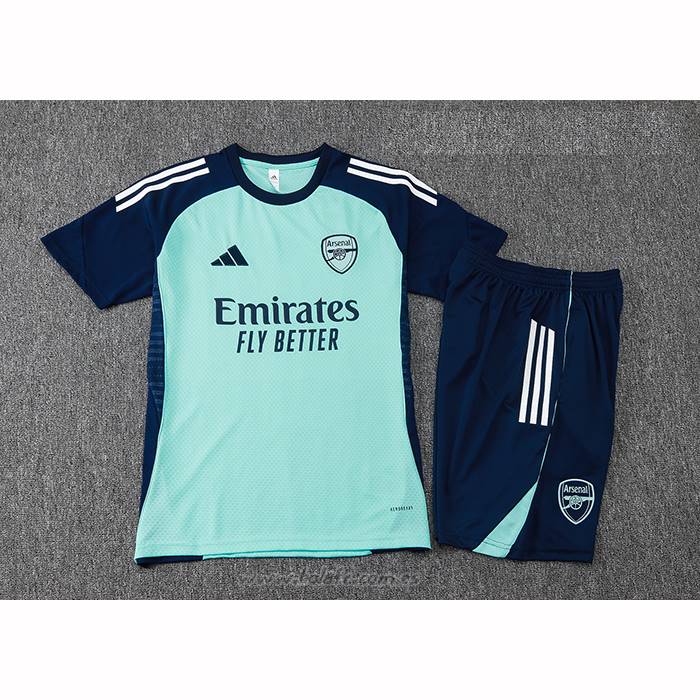 Chandal del Arsenal Manga Corta 2025-2026 Verde - Pantalon Corto